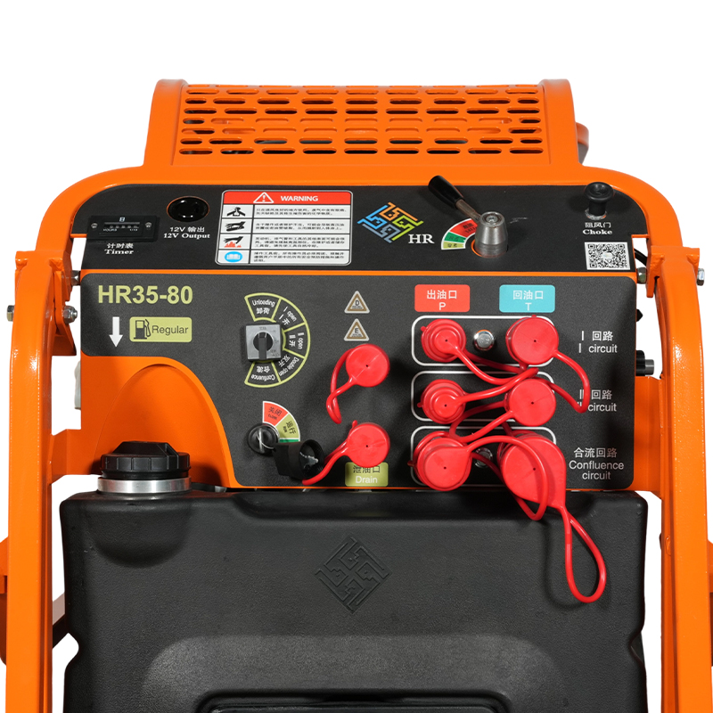 Paket Tenaga Hidraulik Portabel 35HP Kelas Industri（HR35-80P）